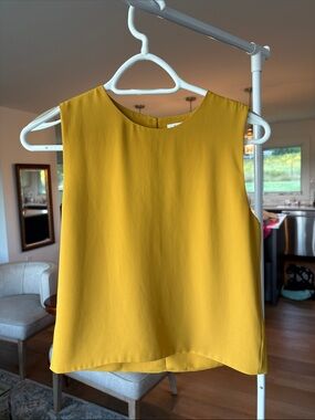 Babaton Sleeveless Round-Neck Camisole - Mustard